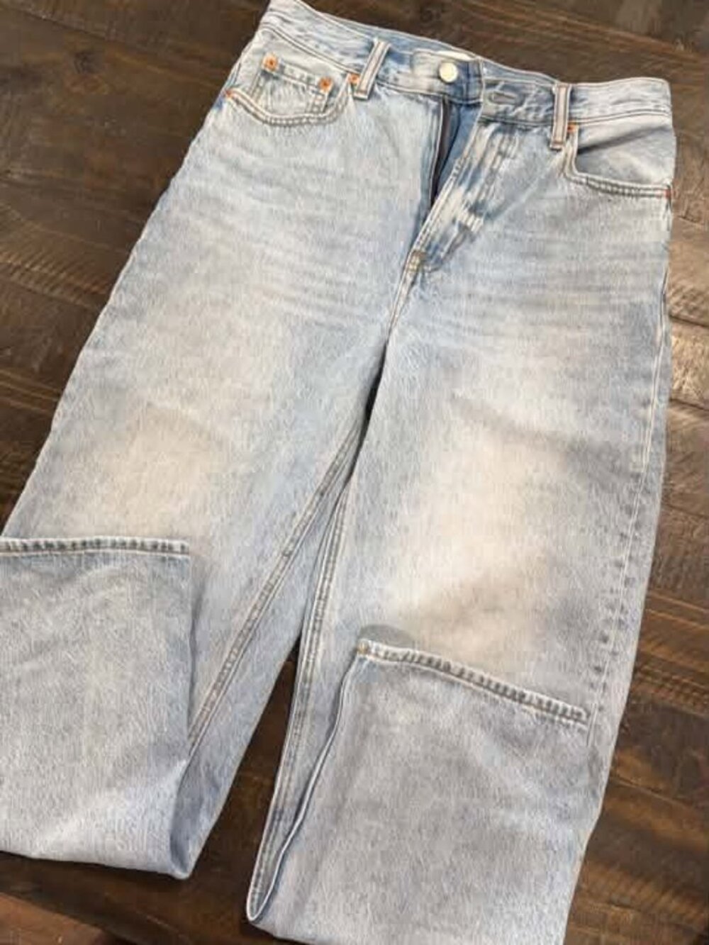 Pistola Women’s Light Wash High Rise Straight Leg Jeans